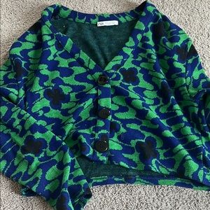 Funky Zara cropped cardigan